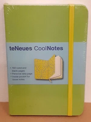 COOL NOTES - TACCUINO A RIGHE E PAGINE BIANCHE - VERDE/GIALLO- TENEUES - Immagine 1 di 4