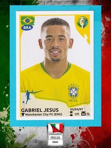 2019 American Cup Panini Football Figure No. 38 Gabriel Jesus