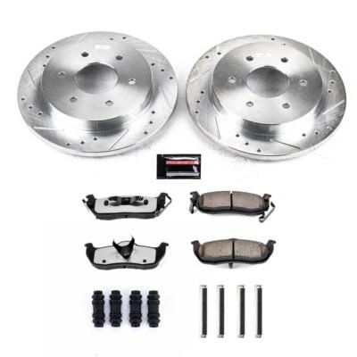 Kit de frenos de disco PowerStop - trasero - se adapta a Infiniti QX56 2004-2010, Nissan Armada 20 Foto 1 de 4