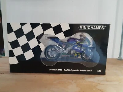 Minichamps Honda RC211V Ryuichi Kiyonari 2003 1/12 - Photo 1/2