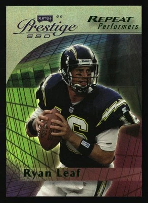 Ryan Leaf 1999 Playoff Prestige SSD #B156 FOOTBALL Card - Image 1 of 2