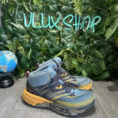 Hoka One One Speedgoat Mid 2 GTX Provincial azul para mujer talla 7 1106533-PBSF Foto 1 de 4