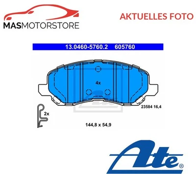 Set brake pads brake pads front ATE 130460-57602 A for Lancia Flavia 2.4 - Image 1 of 4
