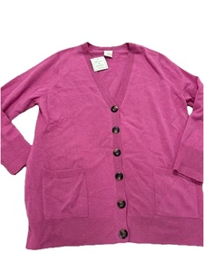 NEU OLIVIA & GRACE Kaschmir-Cardigan Damen 1X rosa - Bild 1 von 7