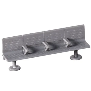 OO Gauge Peco Platform Seating Modern Plastic Kit LK29 Model Railway Scenery - Picture 1 of 1