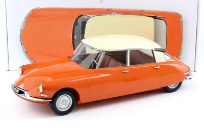1:12 Norev Citroen DS 19 Capucine Arancione E Crema 1957 - Immagine 1 di 4
