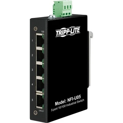 Eaton Tripp Lite Series 5-Port Unmanaged Industrial Ethernet Switch - 10/100 Mbp - Image 1 of 4