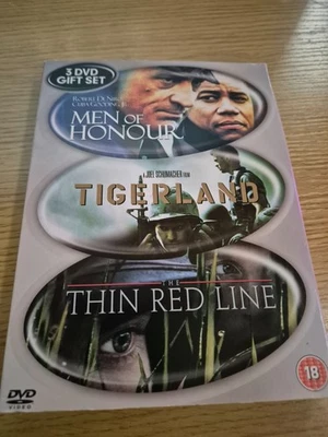 MEN OF HONOUR/TIGERLAND/THE THIN RED LINE- -RATED 18 - Image 1 of 4