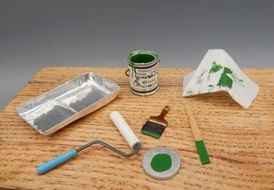 Vintage Sir Tom Thumb Painter's Supplies Artisan Dollhouse Miniature 1:12 - Picture 1 of 11
