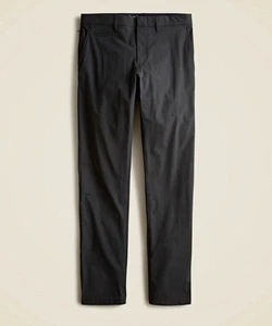 J.Crew 484 Tech Hose Herren 30 30 Schwarz Slim Fit Gerades Bein Stretch Preppy Neu - Bild 1 von 18