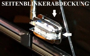 SCHUTZGITTER SEITENBLINKER FÜR MERCEDES W463 CHROM EDELSTAHL - Picture 1 of 4