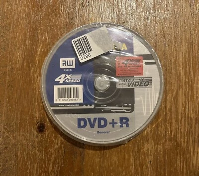 10x Traxdata Blank DVD+R Discs - 4.7GB 120min Data Video - 4x Speed - Image 1 of 3