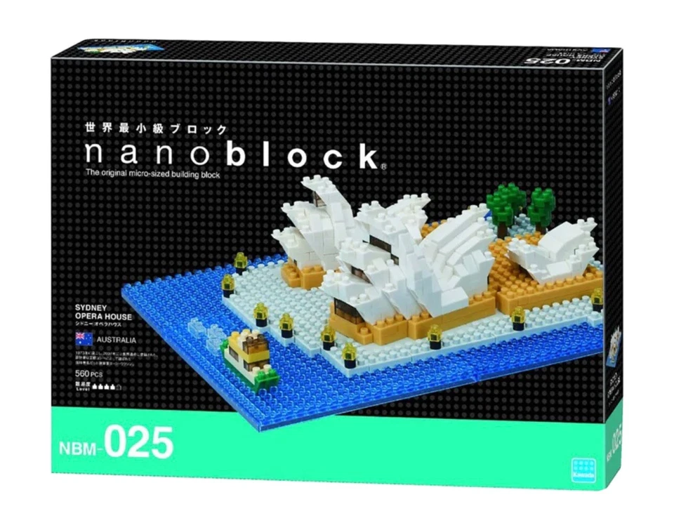 NANOBLOCK Deluxe Building Set SYDNEY OPERA HOUSE (NBM-025) - Image 1 of 4