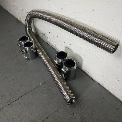 1970 - 1974  Challenger 48 Stainless Steel SS Radiator Hoses Kit  - Image 1 of 4