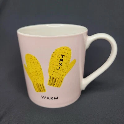 Taza de té café Kate Spade New York Lenox "Cosas que amamos" rosa cálido usada en excelente estado Foto 1 de 4