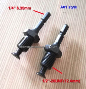 1/4(6.3mm) Hex Adapter to 1/2"-20UNF Thread with Lock Screw to Drill Chuck L0024 - Picture 1 of 3