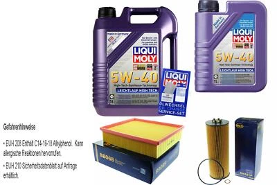 LIQUI MOLY, SCT GERMANY 6L Liqui Moly Leichtlauf High Tech 5W-40 + SCT-Germany Filterpaket 11235831