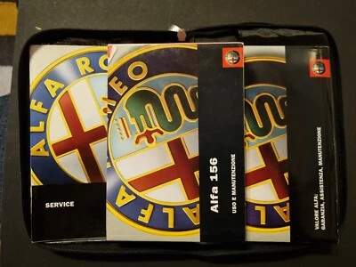Alfa Romeo 156 2000 libretto istruzioni uso e manutenzione 09/2003 con Custodia - Immagine 1 di 4