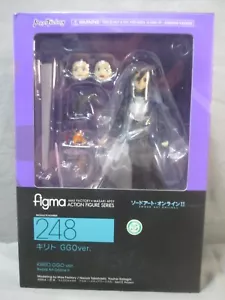 Sword Art Online II KIRITO GGO Ver. Figma 248 AUTÉNTICO Max Factory 2014 - Imagen 1 de 7