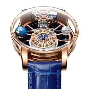 Relojes de cuarzo astronómicos de lujo de marca superior con diamantes Tourbillion de diseño para hombre - Imagen 1 de 11