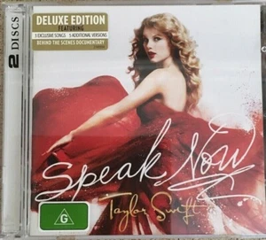 TAYLOR SWIFT Speak Now Australian Original Deluxe Edition 2010 2 CD LIKE NEW - Picture 1 of 2