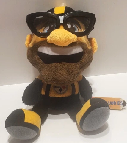 2011 Pittsburg Steelers Football Study Buddies Team Nerd Plush Homework Pal Cover