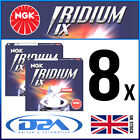 8x NGK GR4IX Iridium IX Spark Plugs For ROLLSROYCE SILVER SPIRIT 6.75 89>93