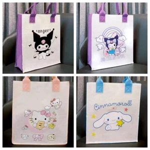 4 pcs SANRIO CHARATHER NONE WOVEN FELT HANDBAG (MEDIUM A4) TUTORING/SCHOOL BAG - Picture 1 of 4