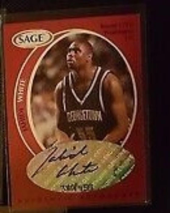 JAHIDI WHITE 1998 Sage RC Autograph Rookie Auto WASHINGTON WIZARDS 380/459 - Image 1 of 1