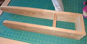Nachlass Haushaltsauflösung Ärmelbügelbrett aus Holz ( Arbeit eines Lehrlings) - Bild 1 von 6