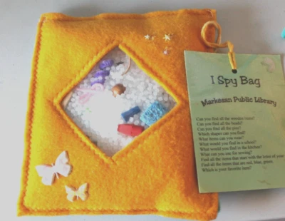 Handmade Seek And Find I Spy Sensory Activity Bag-Car, Church, Dr's Office, Etc. - Image 1 of 4