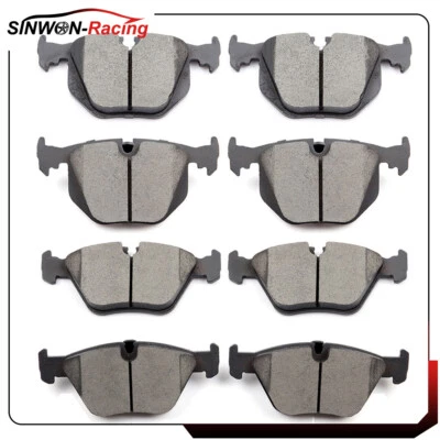 Front Rear Brake Ceramic Pads For 2001 2002 2003 2004 2005 BMW 330Xi Anti Noise - Image 1 of 4