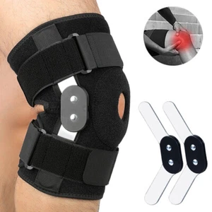 Knee Brace Meniscus Tear Open Patella with Side Stabilizers Tendonitis Supports - Picture 1 of 12