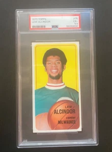 1970 TOPPS #75 LEW ALCINDOR MILWAUKEE BUCKS HOF PSA 5.5 - Bild 1 von 2