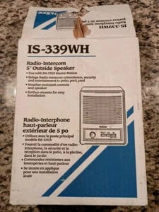 NUEVO Altavoz intercomunicador exterior Nutone IS-339WH im3303 IS309 caja abierta - Imagen 1 de 5