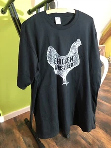 T-Shirt Schwarz XXL Chickenwhisperer Hühnerflüsterer - Bild 1 von 4