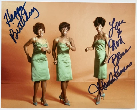 Martha Reeves Signed In Person 8x10 Photo w/ Exact Proof - Happy Birthday Cover