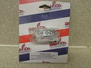 NEW ADD-ON ACCESSORIES AMBER 4 LED COURTESY LIGHT IN CHROME HOUSING 20-6811CAH - Picture 1 of 2