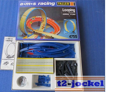 Faller AMS 4755 --  Looping in OVP, + 4 Schleifer und Hinterreifen #220417 - Bild 1 von 2