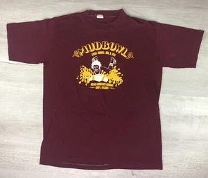 Vintage 70s Shirt Mud Bowl 1978 Grace Community Church Arizona Mens Size L - Picture 1 of 12
