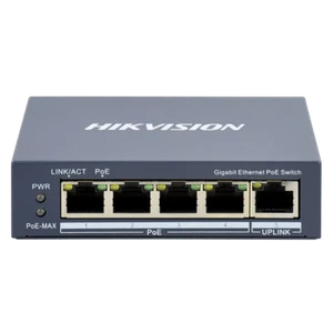 HIK Original 4-PORT UNMANAGED GIGABIT POE Switch DS-3E0505P-E - Picture 1 of 10