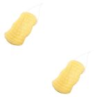 2pcs Household Back Scrubber Comfortable Shower Tool Wear-resistant Back Sponge