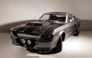 Escala KK, Ford Mustang Shelby GT500 (1967), gris metálico, Eleanor, N. Cage, 1:12 - Imagen 1 de 7