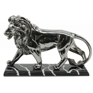 Lion Sculpture Decor - Animal Figurine Decorative Ornament for Living Room Of... - Bild 1 von 9