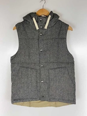 Engineered Garments Down Vest Wool Herringbone Gray Size M #EK ZGA - Image 1 of 4
