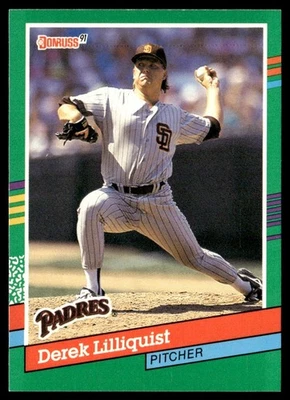 1991 Donruss Derek Lilliquist San Diego Padres #570 - Image 1 of 2