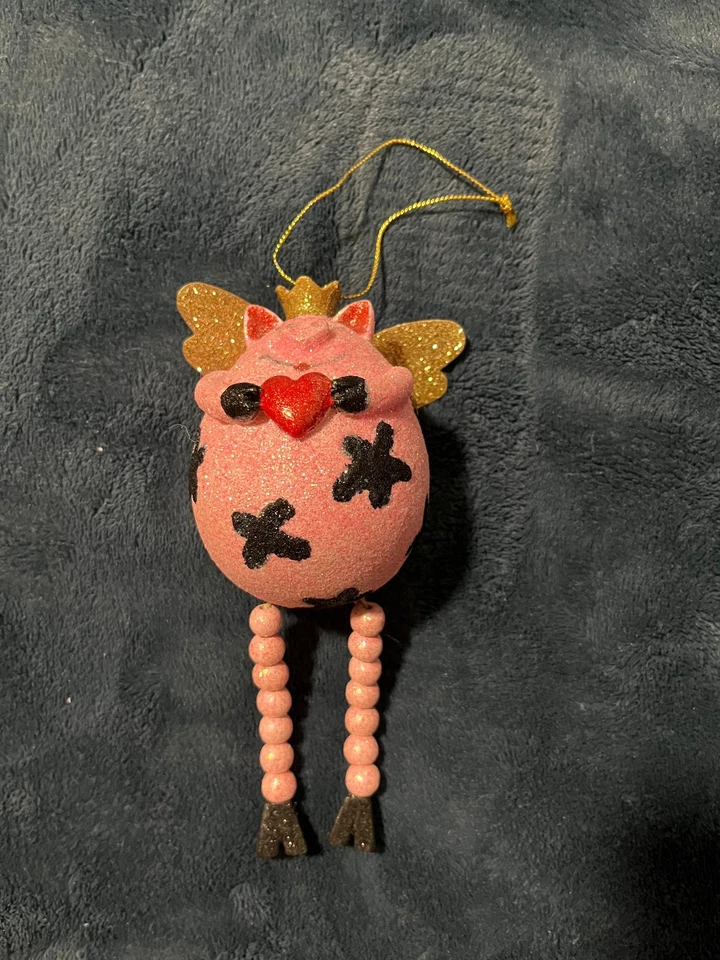 Reina Cerdo con Alas de Hadas Estatuilla Adorno Foto 1 de 4