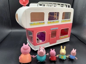 Peppa Pig Large Family Motorhome Caravan Vehicle Toy Playset & Figures ~ Sounds - Bild 1 von 11