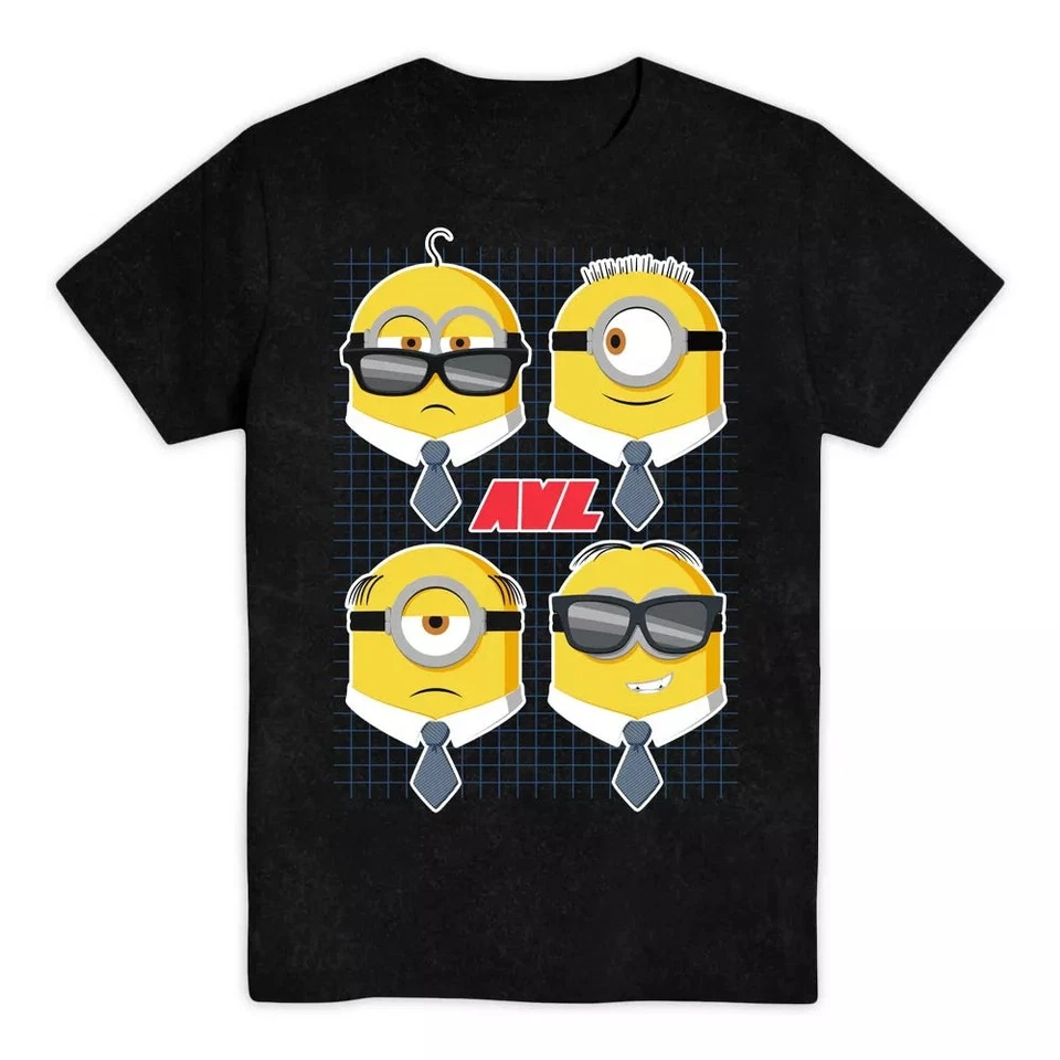 Boys Minions Anti-Villain League Short Sleeve Graphic Tee T-Shirt - Image 1 of 1