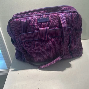 Vera Bradley XL Pink Travel Duffel Bag Extra Large Classic Quilted - Picture 1 of 16